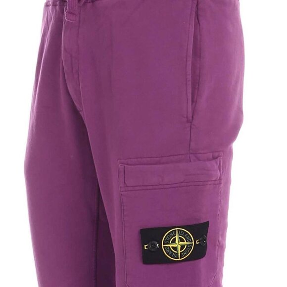 STONE ISLAND Mens 3XL XXXL Logo Patch Sweatpants in Magenta New/Defect $285US - Picture 3 of 12